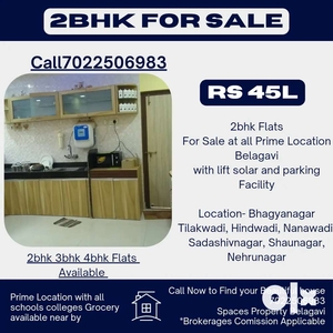2bhk Flat for sale in Belagavi