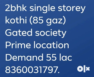 2bhk kothi for sale