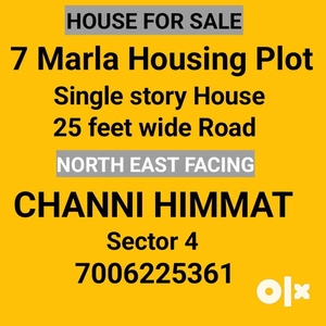 7 Marla house Channi Himmat Sector-4