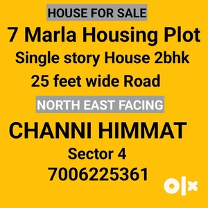 7 Marla housing Plot Channi Himmat sector 7
