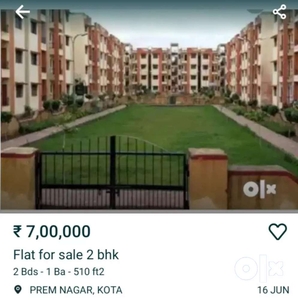 Flat for sale 2 Bhk