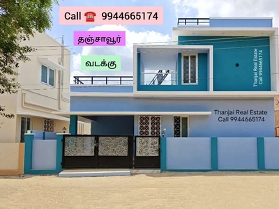 High Roof Duplex North face New house for sal in thanjavur MC road