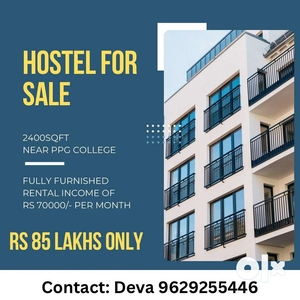 HOSTEL FOR SALE NEAR PPG COLLEGE