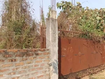 Land for sale with building foundation