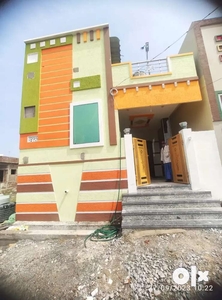 Newly constructed double bed room house, LR colony 5the line guntur
