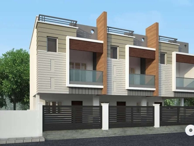 Pallikaranai 3bhk villa Rs.87/-Lakhs, CMDA approved.