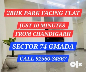 Park Facing 2BHK Sector 74 Mohali Luxury Location - Pay only 35%