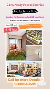 Ready possession 2BHK flat available for Sale