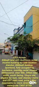 Residential rental income property for sale location alandue