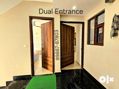 With Dual Entrance Both side open 130 Sqr.yd Spacious 3BHK Flats avail