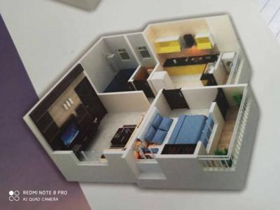 585 sq ft 1 BHK 2T West facing Apartment for sale at Rs 27.00 lacs in Project 1th floor in Katraj Ambegaon BK Road, Pune
