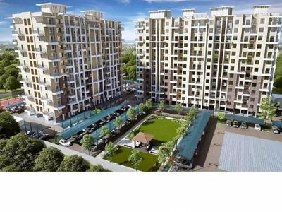 820 sq ft 2 BHK 2T North facing Apartment for sale at Rs 43.00 lacs in Nyati Elan West I in Wagholi, Pune