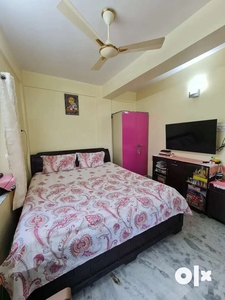 1032 sqft built up area flat in semi furnished condition.