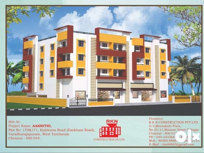 2 BHK FLAT FOR SALE - WEST TAMBARAM NEAR OUTER RING ROAD
