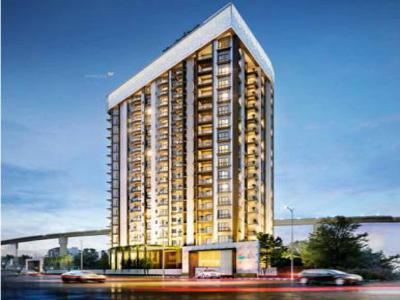 1258 sq ft 3 BHK 3T Apartment for sale at Rs 94.35 lacs in Unimark Altamount in Patuli, Kolkata