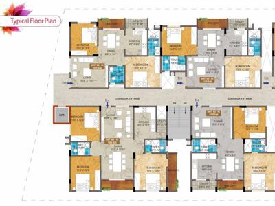 1100 sq ft 2 BHK 2T North facing Apartment for sale at Rs 47.30 lacs in Project in Vidyaranyapura, Bangalore
