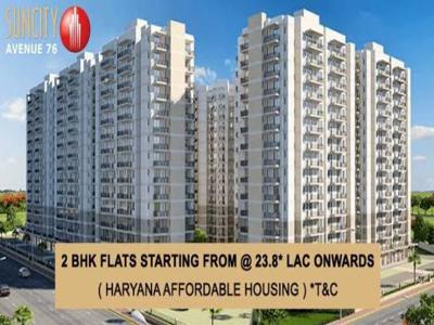 808 sq ft 2 BHK 2T East facing Apartment for sale at Rs 24.00 lacs in Suncity Avenue 76 5th floor in Sector 76, Gurgaon
