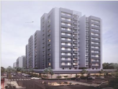 1480 sq ft 3 BHK 3T NorthWest facing Apartment for sale at Rs 65.00 lacs in Saanvi Nirman Stella 10th floor in Bopal, Ahmedabad