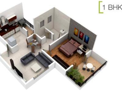 1 BHK Flat / Apartment For SALE 5 mins from Pirangut