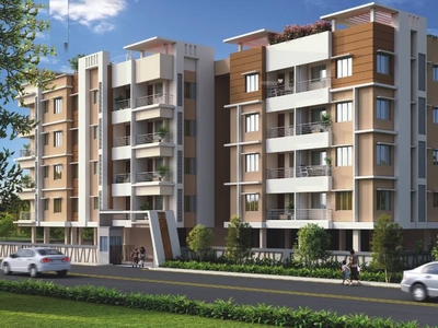 1028 sq ft 3 BHK 2T SouthEast facing Apartment for sale at Rs 31.87 lacs in Raj Sandhyaneer in Madhyamgram, Kolkata