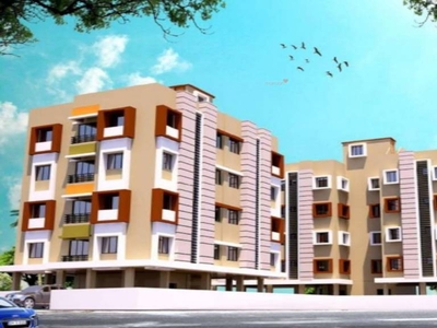 1178 sq ft 3 BHK Under Construction property Apartment for sale at Rs 53.01 lacs in Oiendrila Oiendrila Moni Sunrise in Nayabad, Kolkata