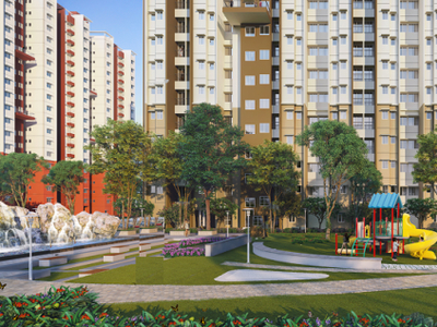 630 sq ft 2 BHK 2T Apartment for sale at Rs 28.67 lacs in Shriram Sunshine 2 11th floor in Dankuni, Kolkata
