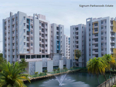 642 sq ft 2 BHK 2T Apartment for sale at Rs 17.98 lacs in Signum Parkwood Estate Phase 2 7th floor in Mankundu, Kolkata