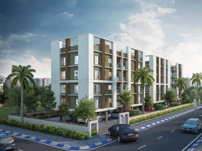 724 sq ft 3 BHK Apartment for sale at Rs 70.52 lacs in BNBK Ambika Icon 2 in Tollygunge, Kolkata