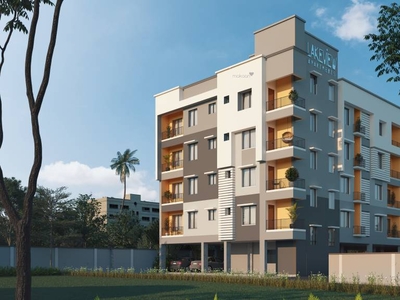 760 sq ft 2 BHK 2T SouthWest facing Apartment for sale at Rs 19.80 lacs in Balaji Lakeview Apartment in Birati, Kolkata