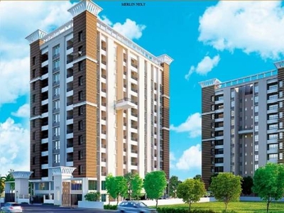 791 sq ft 3 BHK 2T Apartment for sale at Rs 63.50 lacs in Merlin Next 7th floor in Behala, Kolkata