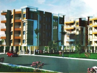 801 sq ft 2 BHK Completed property Apartment for sale at Rs 21.63 lacs in Universal Radha Kunja in Madhyamgram, Kolkata