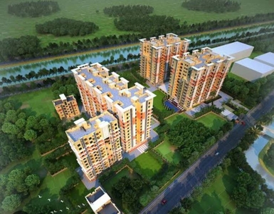 950 sq ft 2 BHK 2T Apartment for sale at Rs 64.00 lacs in Shrachi Greenwood Nest in New Town, Kolkata
